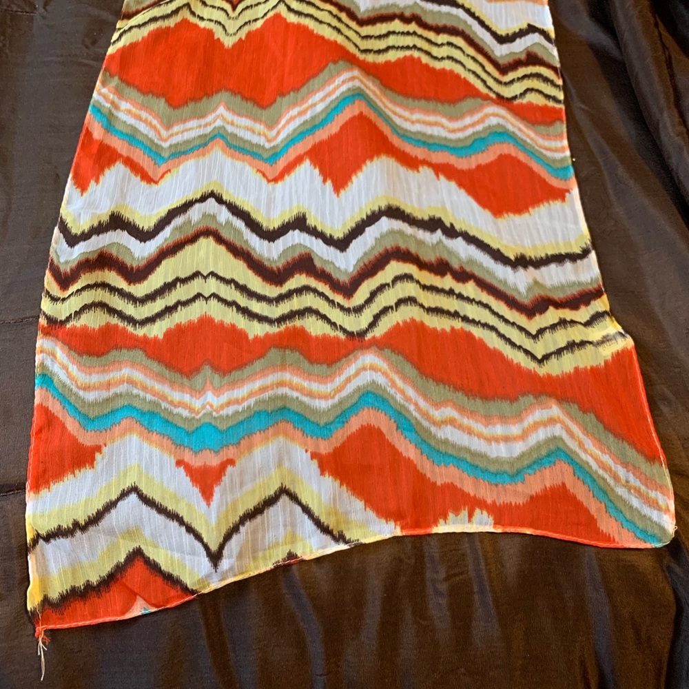 Beautiful colorful long scarves